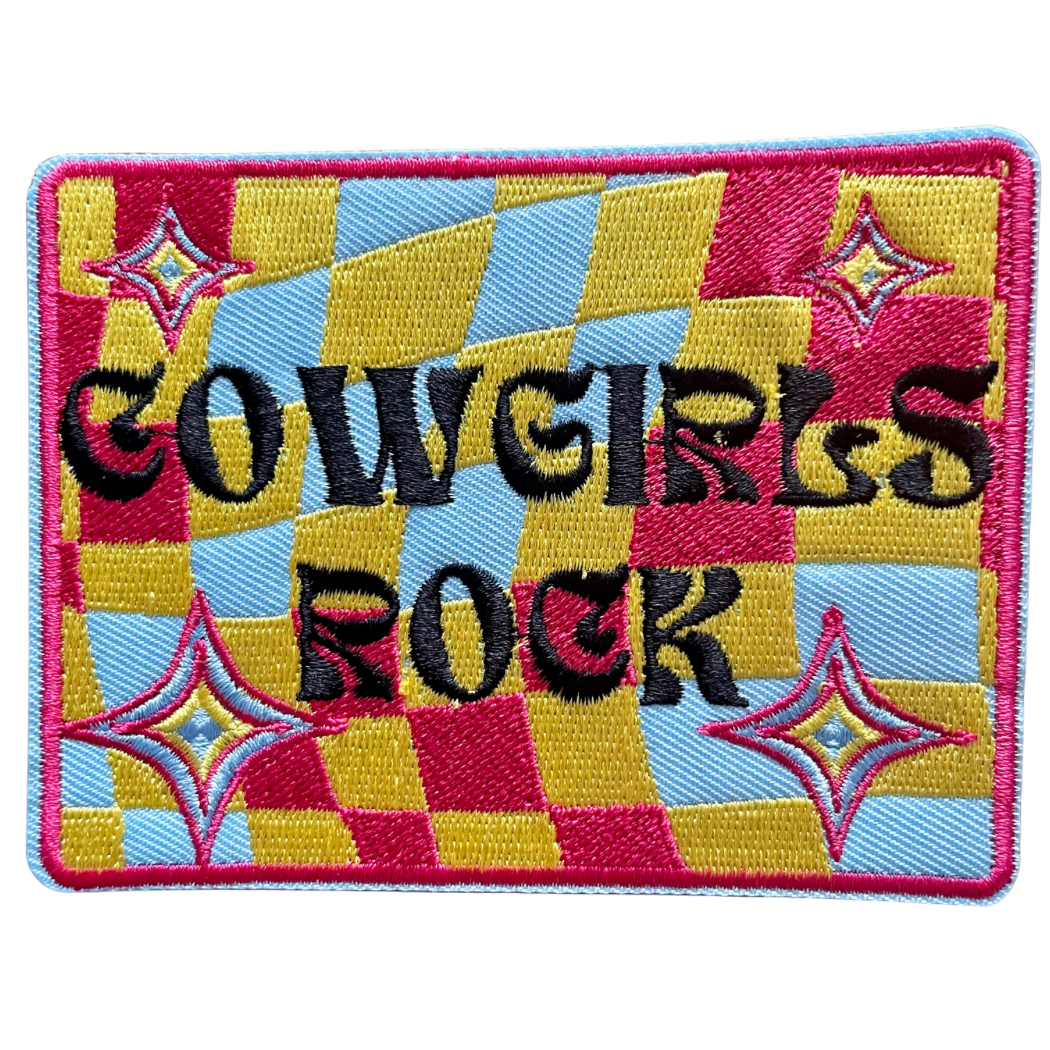 Cowgirls Rock XL Trucker Hat Patch