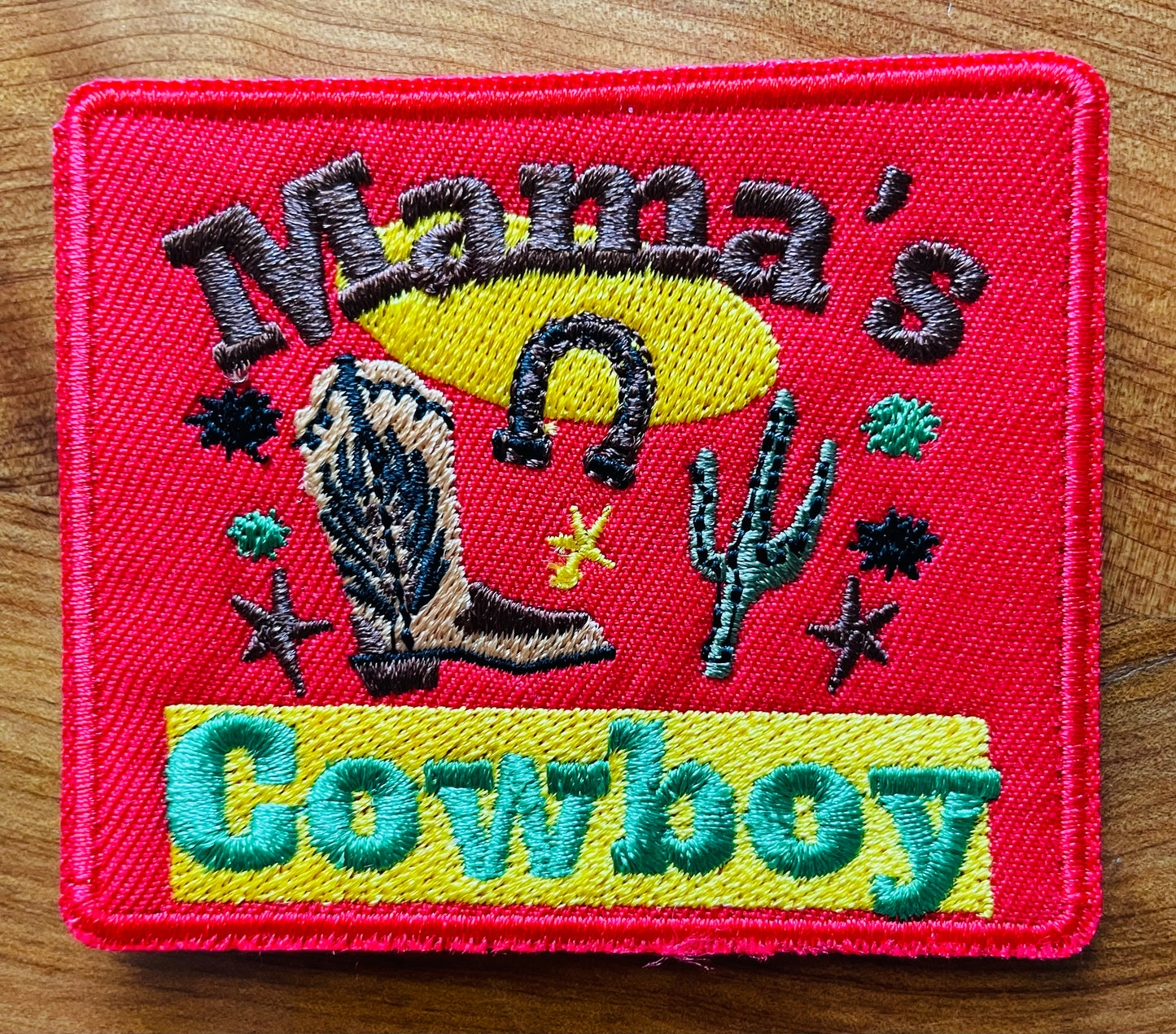 Mama & Mini Western Mama & Mama’s Cowboy Matching Trucker Hat Patches