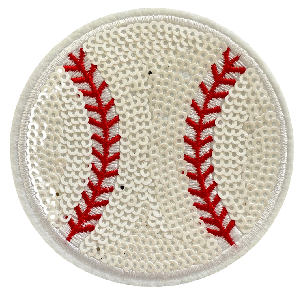 Sequin Baseball Patch Trucker Hat Patch