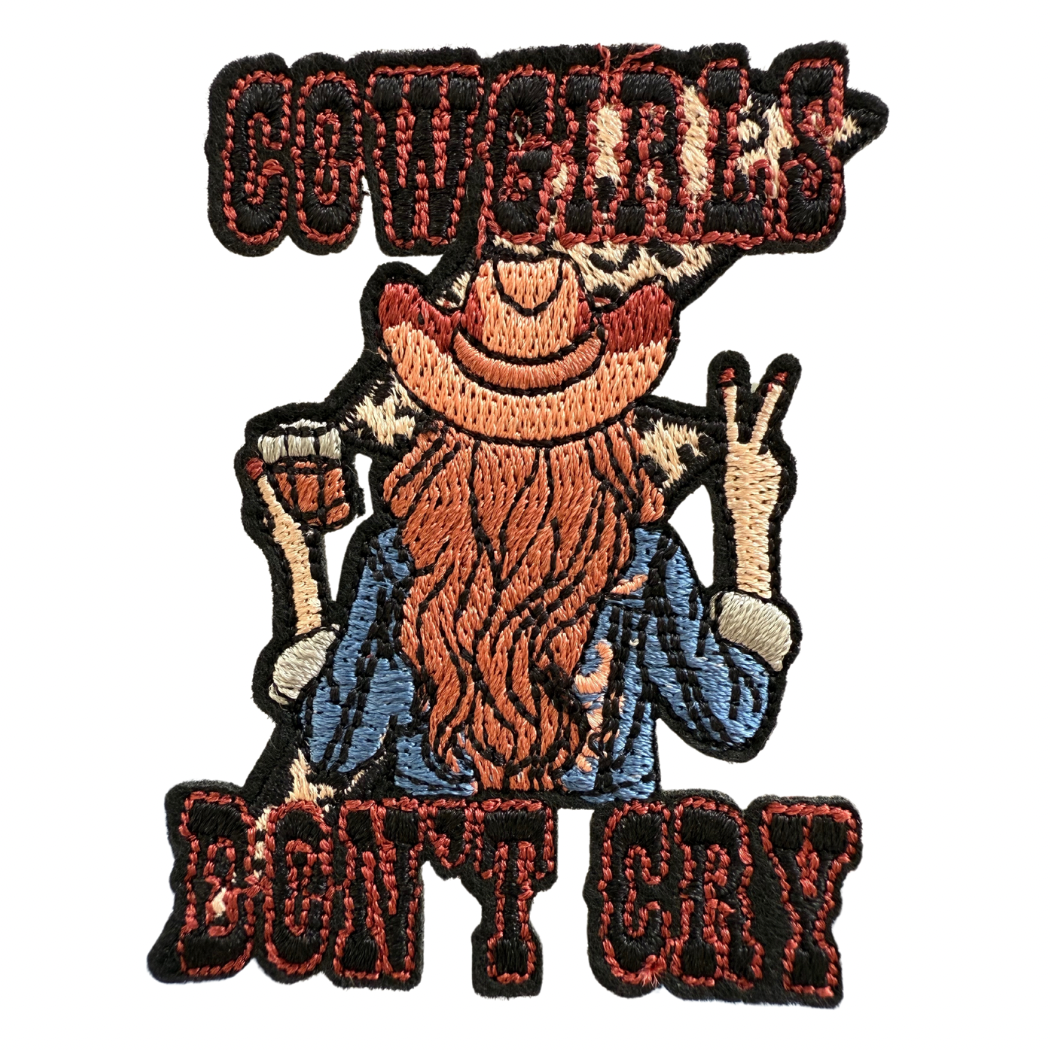 Cowgirls Don’t Cry Trucker Hat Patch