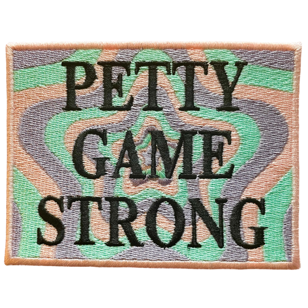 Petty Game Strong Trucker Hat Patch