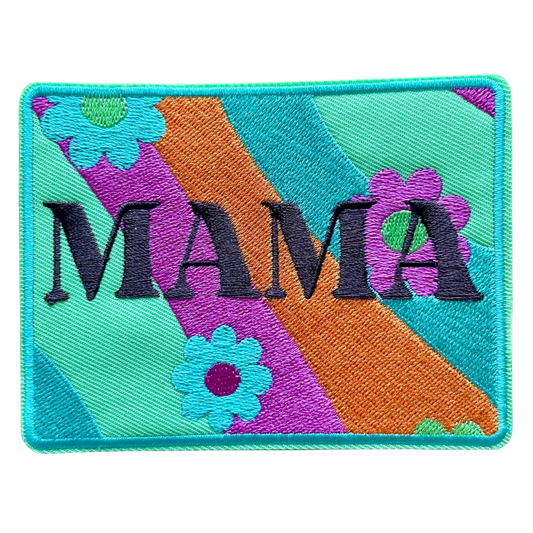 Retro Mama Trucker Hat Patch