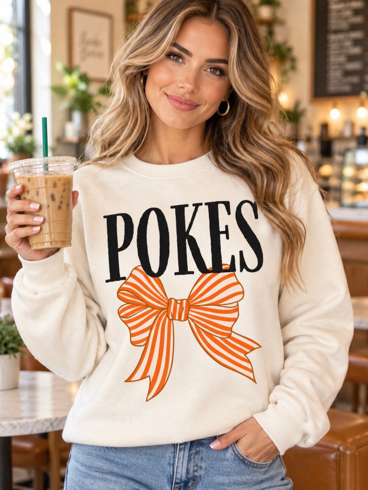 OSU Pokes Bow Sweatshirt