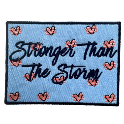 Stronger Than The Storm Trucker Hat Patch