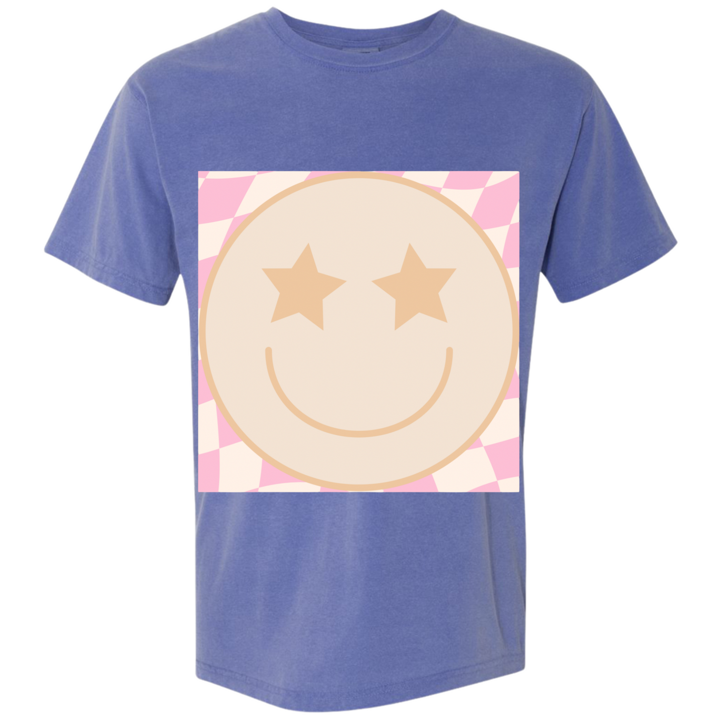 Star Smiley Comfort Colors T-Shirt