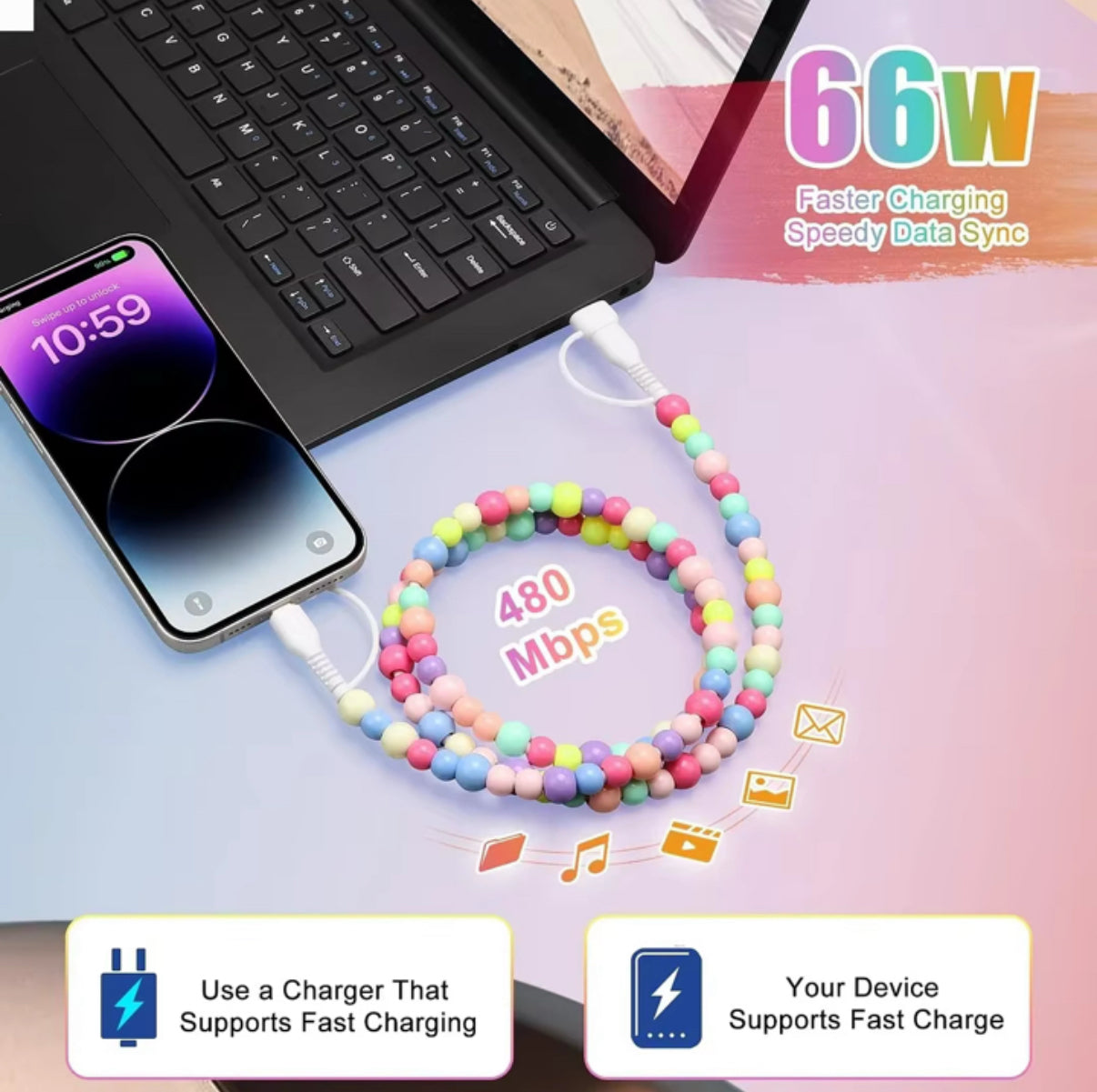 Cowgirl Turquoise 4-in-1 Beaded Charger