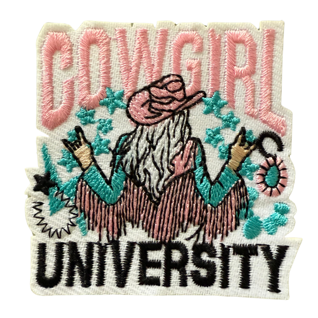 Cowgirl University Trucker Hat Patch
