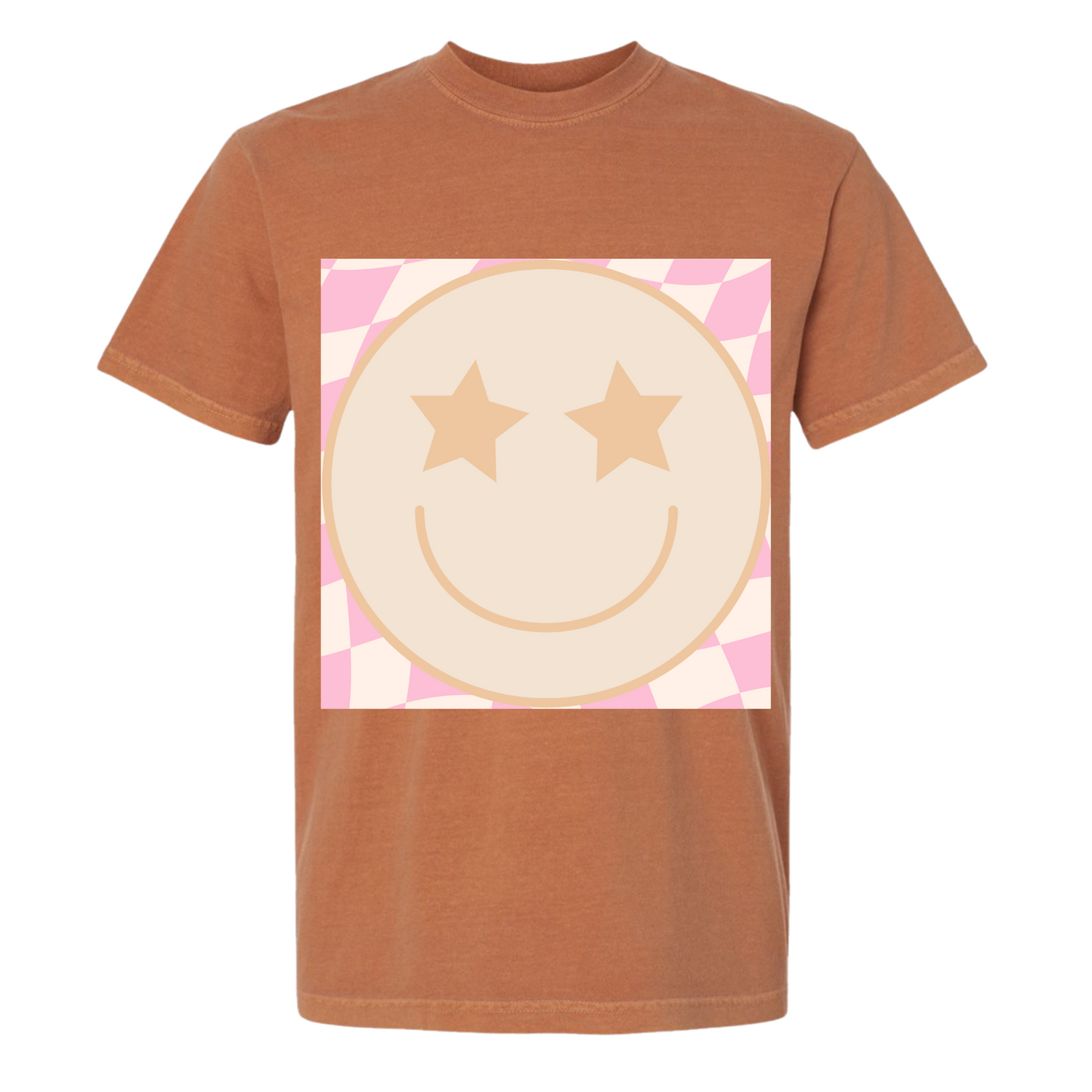 Star Smiley Comfort Colors T-Shirt