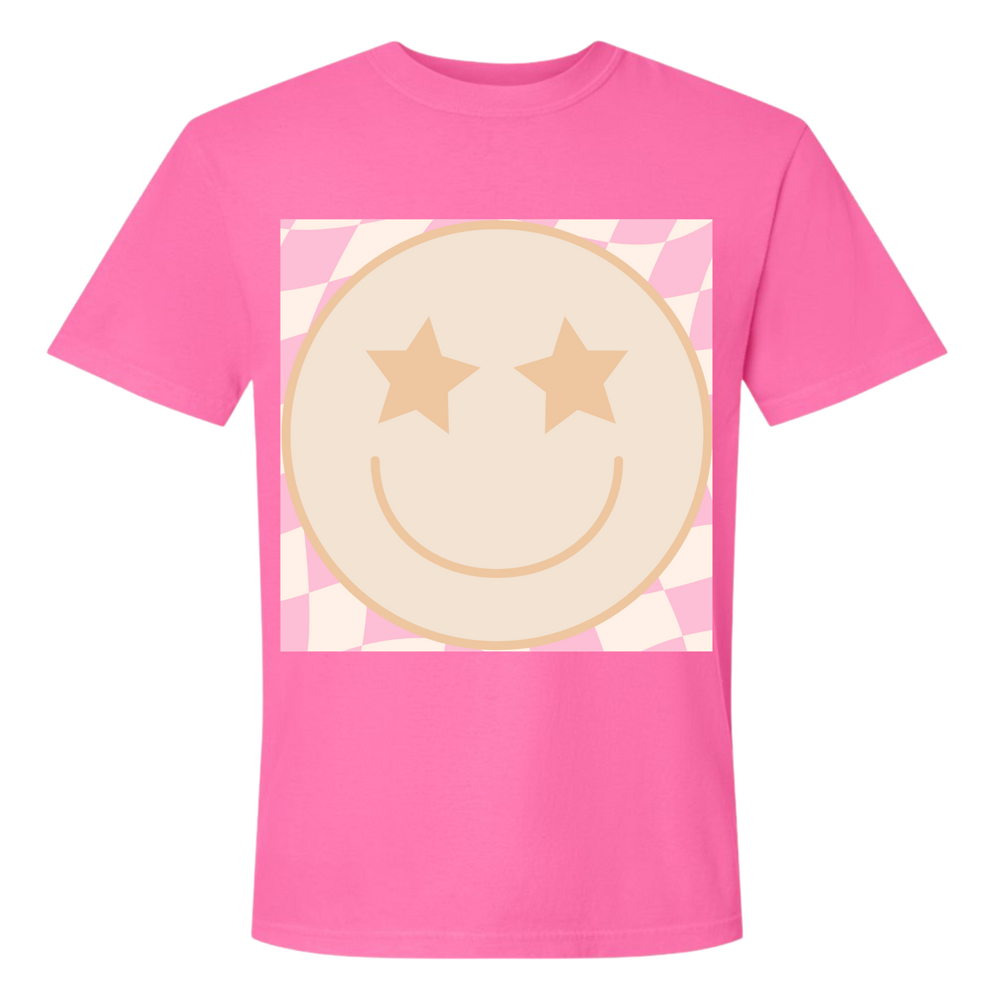 Star Smiley Comfort Colors T-Shirt