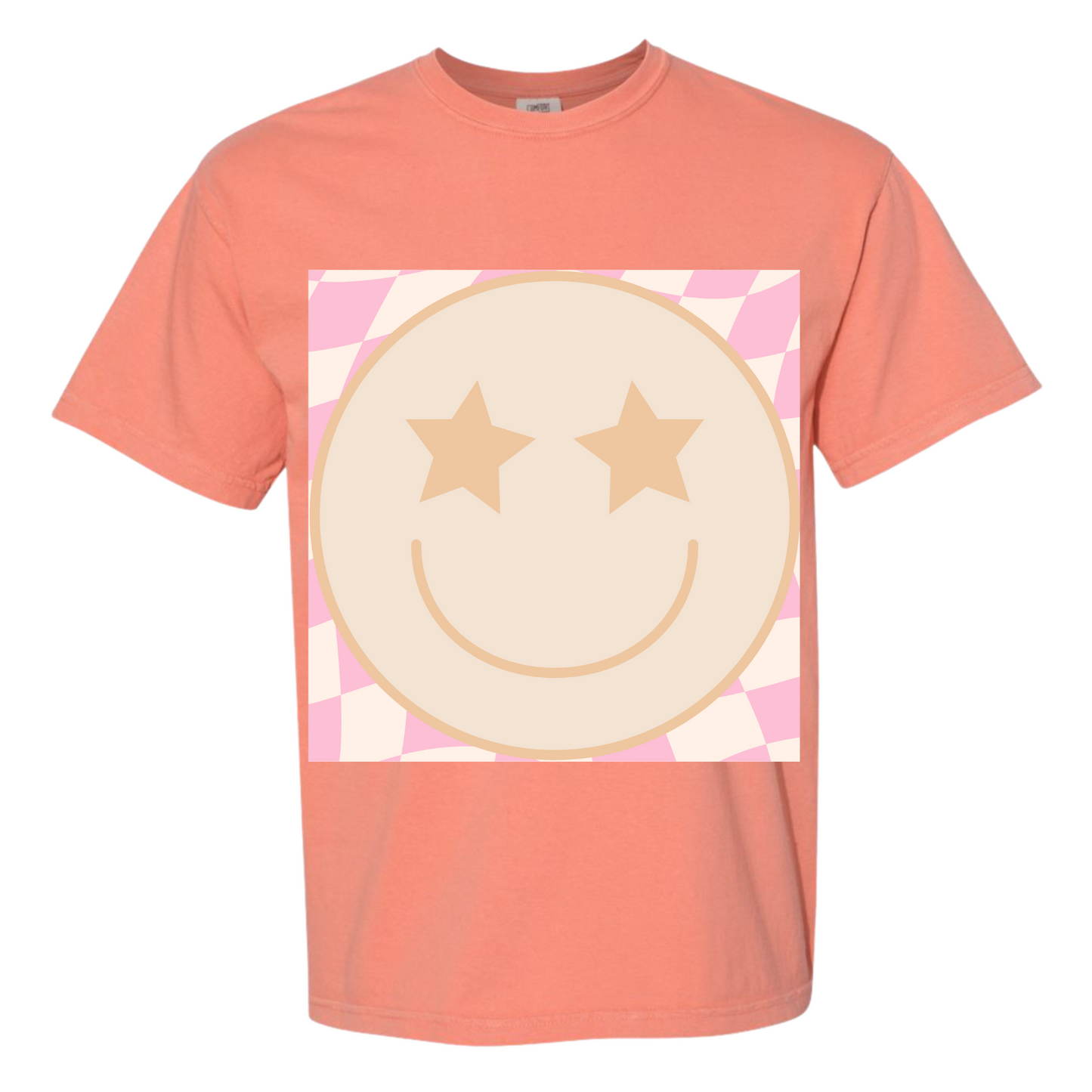 Star Smiley Comfort Colors T-Shirt