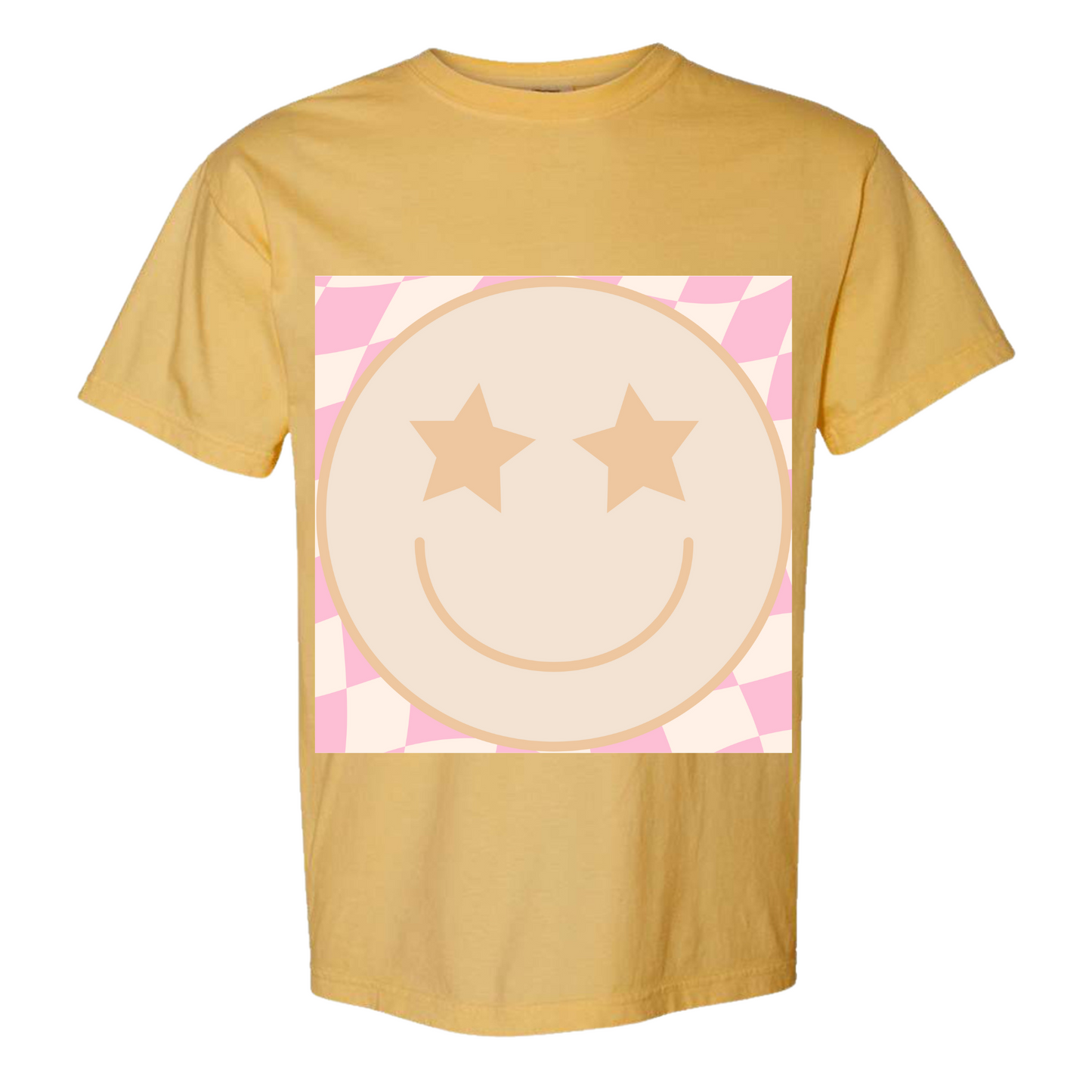Star Smiley Comfort Colors T-Shirt