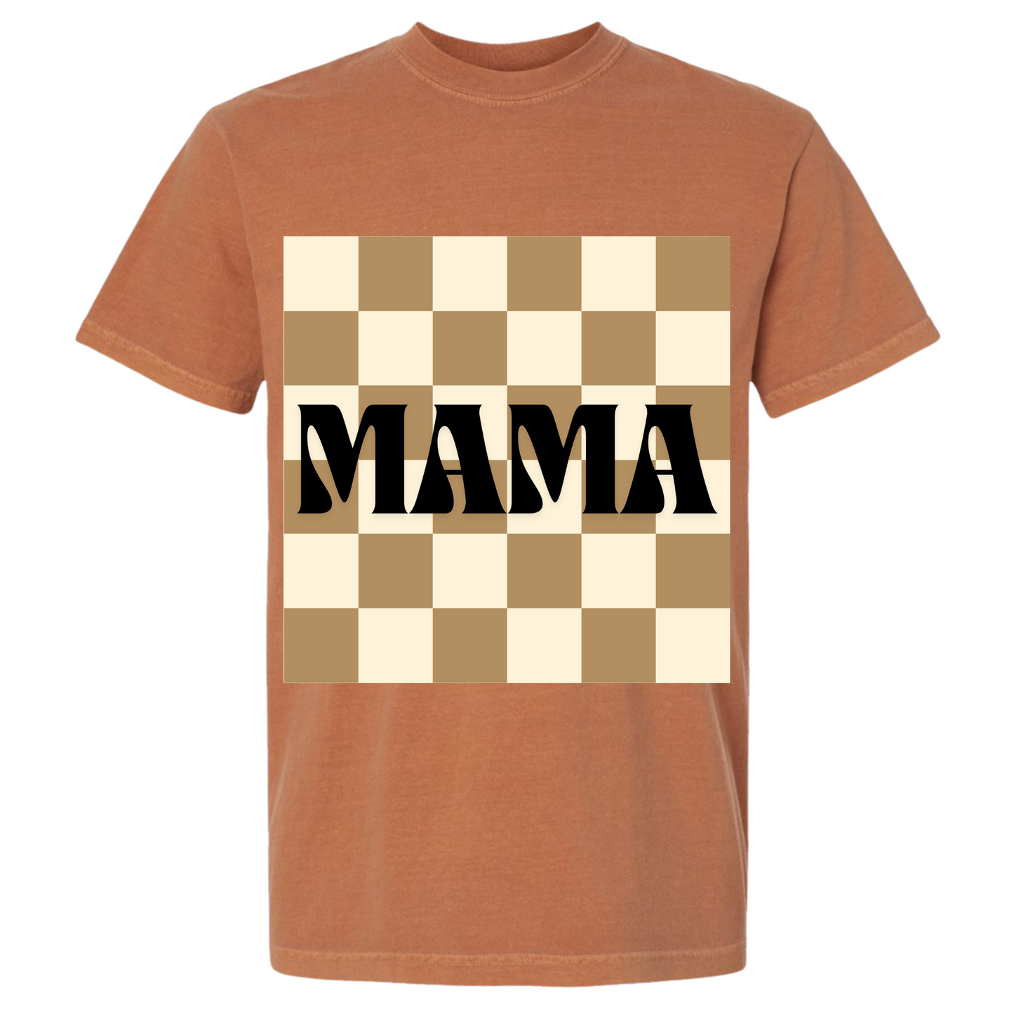 Checkered Mama DTF T-Shirt Transfer