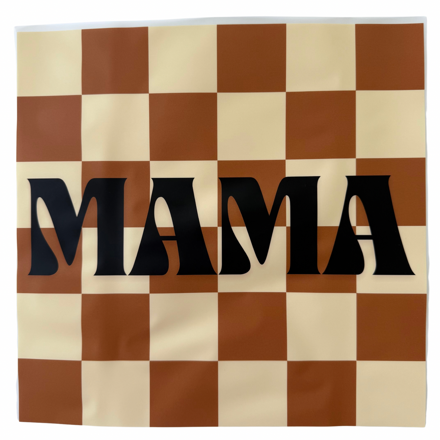 Checkered Mama DTF T-Shirt Transfer