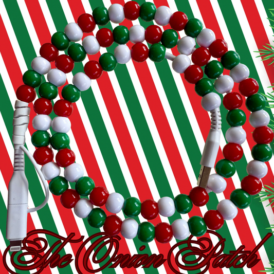 Merry Merry Christmas! Stocking Stuffers 4-IN-1 Beaded Charging Cable