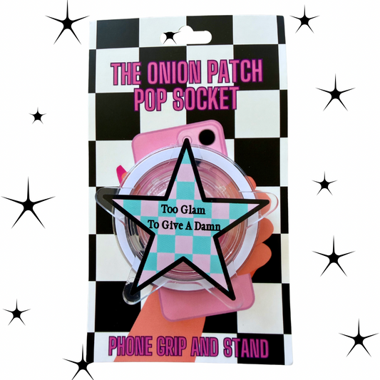 Too Glam To Give A Damn Star Mag Safe Pop Socket Phone Grip and Stand
