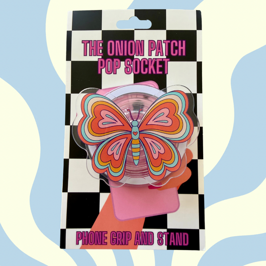 Groovy Butterfly Mag Safe Pop Socket Phone Grip & Stand